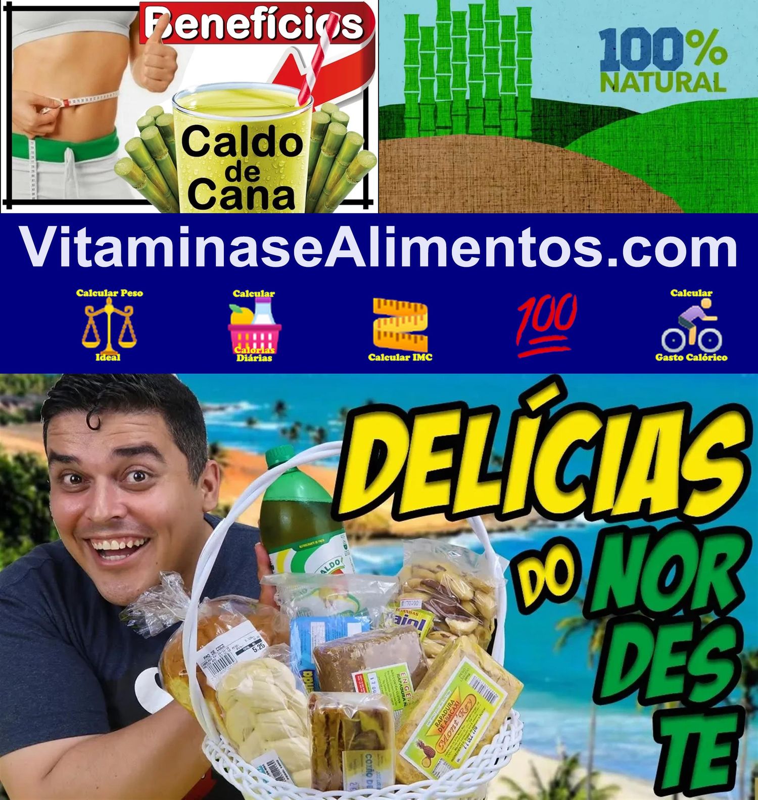 Valor Nutricional Alfenim de cana