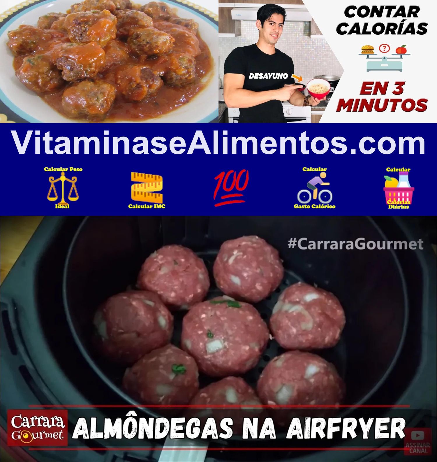 Valor Nutricional Almôndega