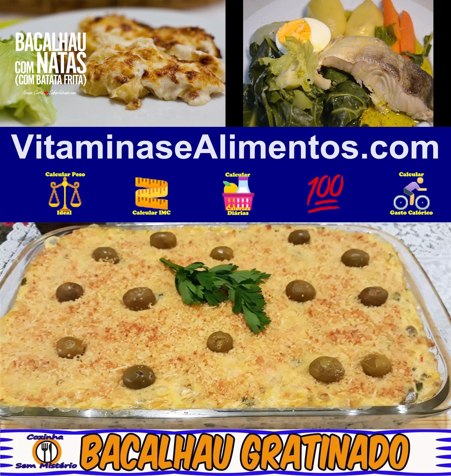 Valor Nutricional Bacalhau