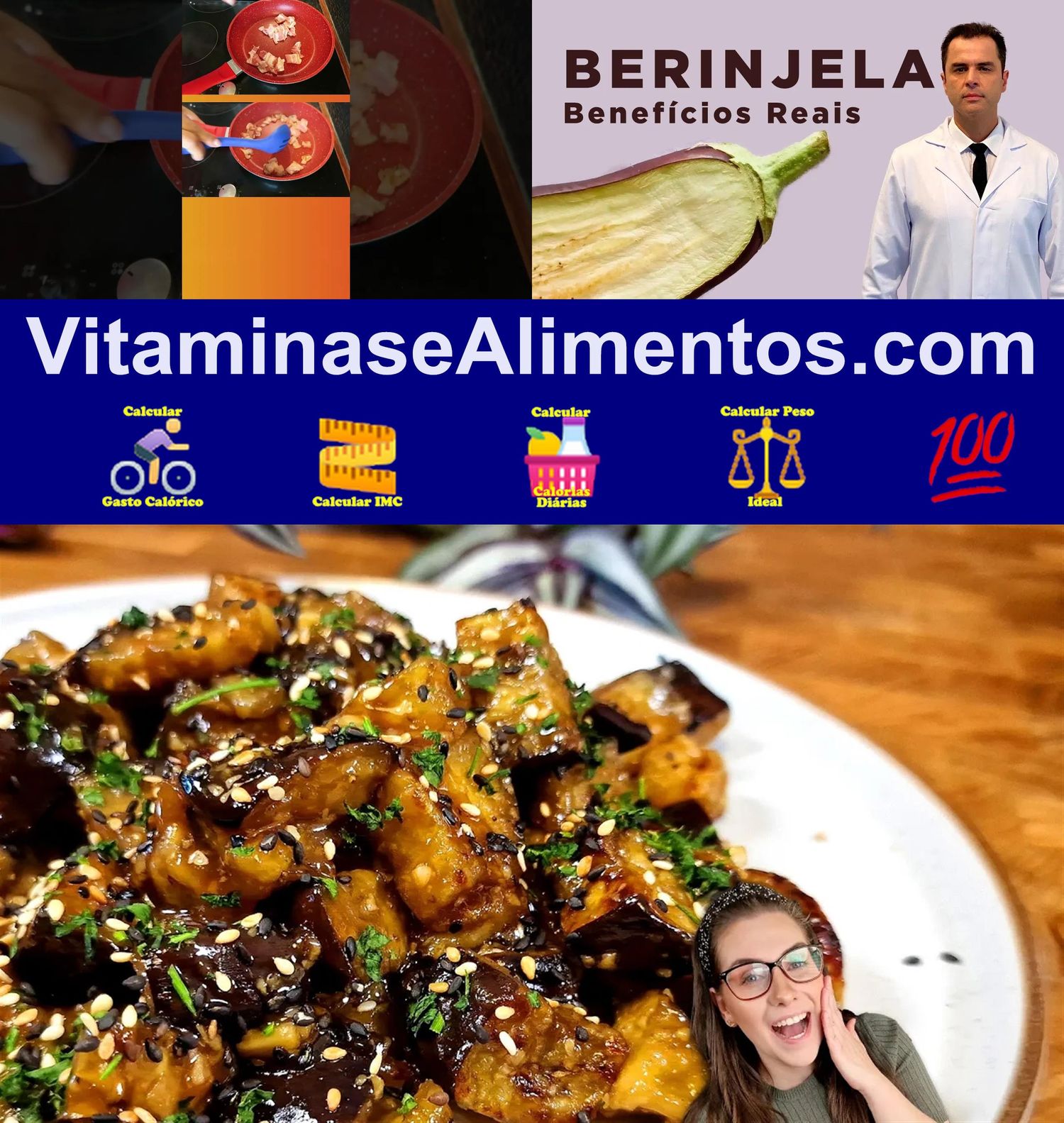 Valor Nutricional Berinjela