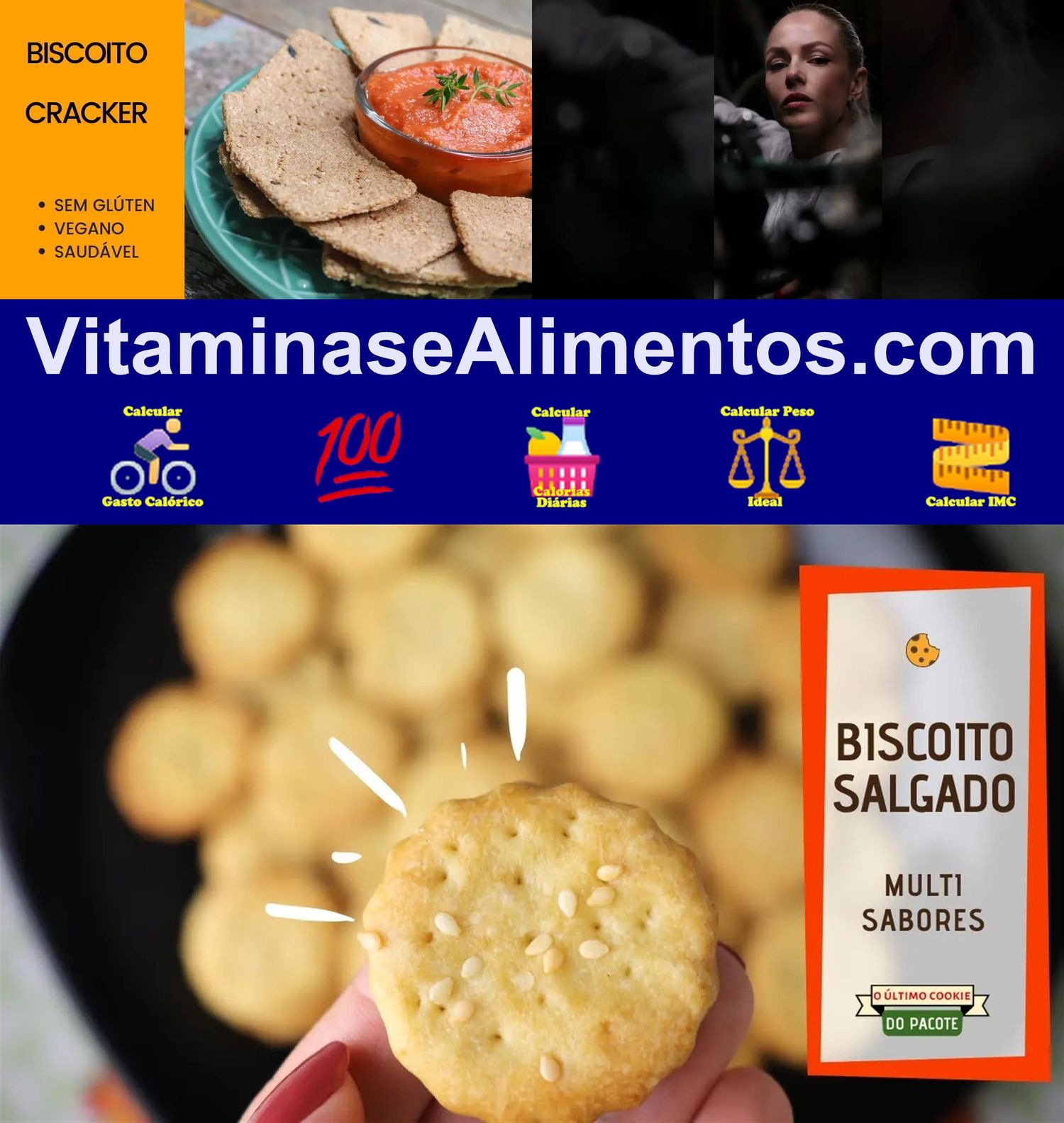 Valor Nutricional Biscoito salgado cream cracker Marilan