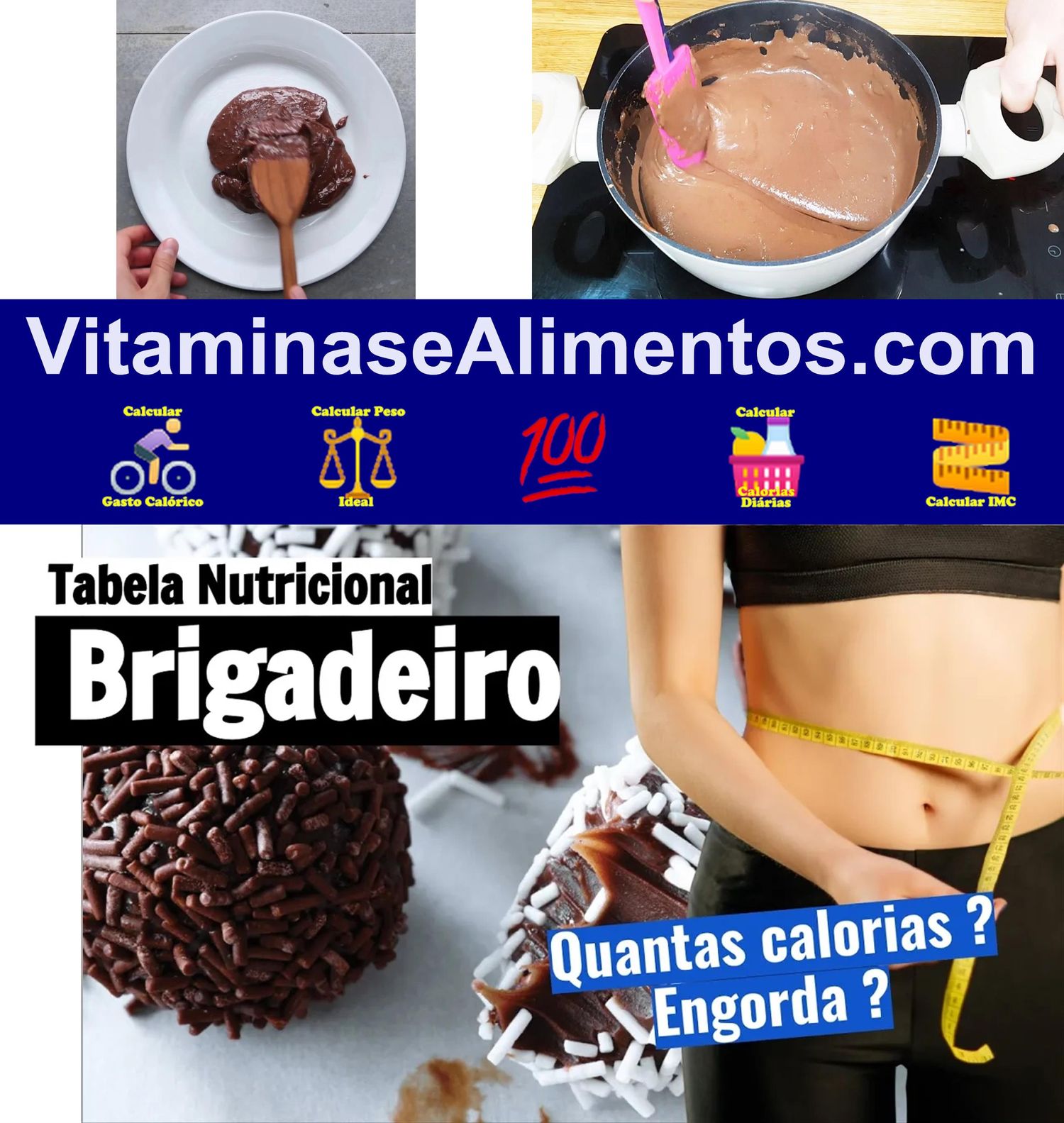 Valor Nutricional Brigadeiro