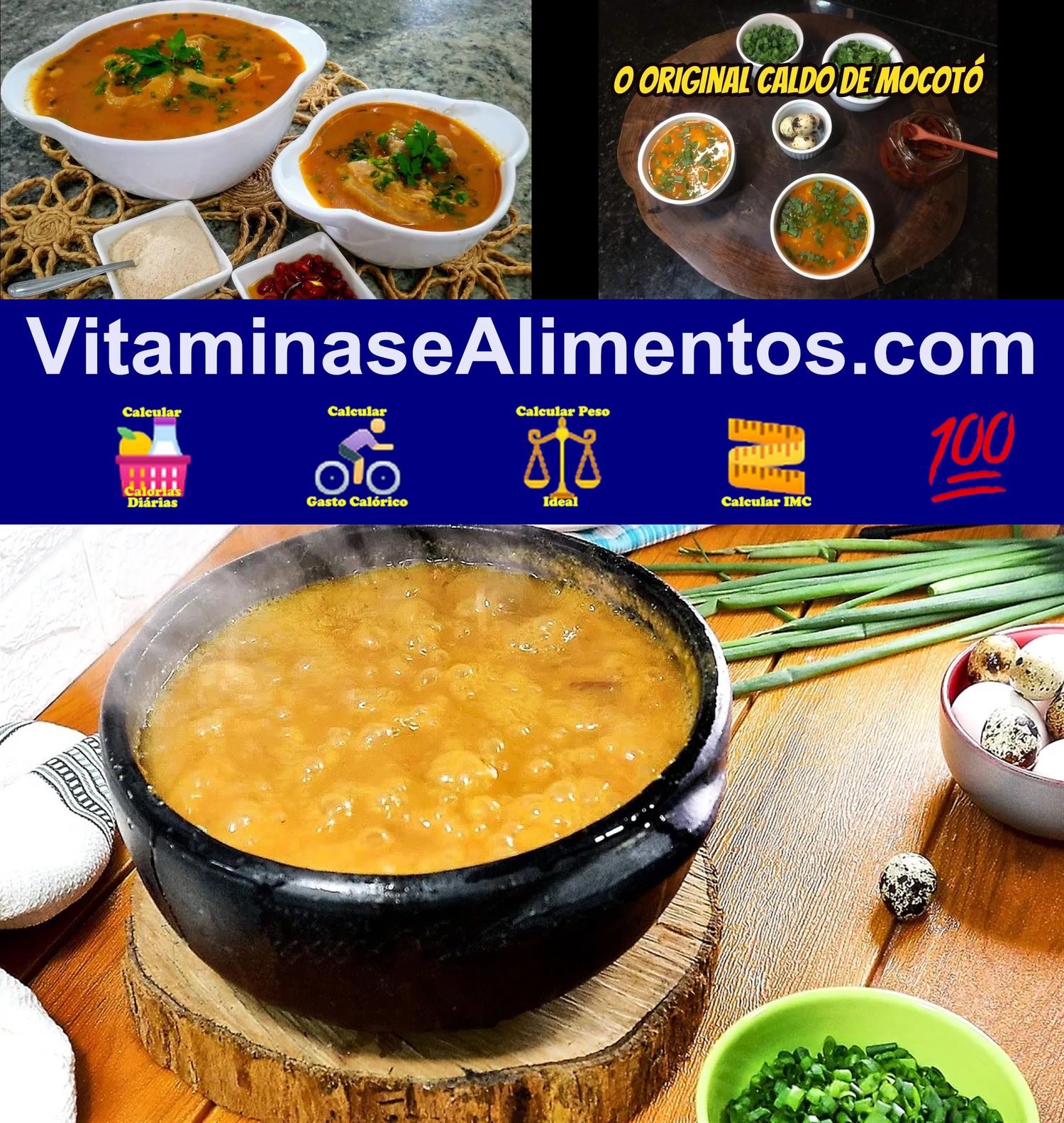 Valor Nutricional Caldo de mocotó