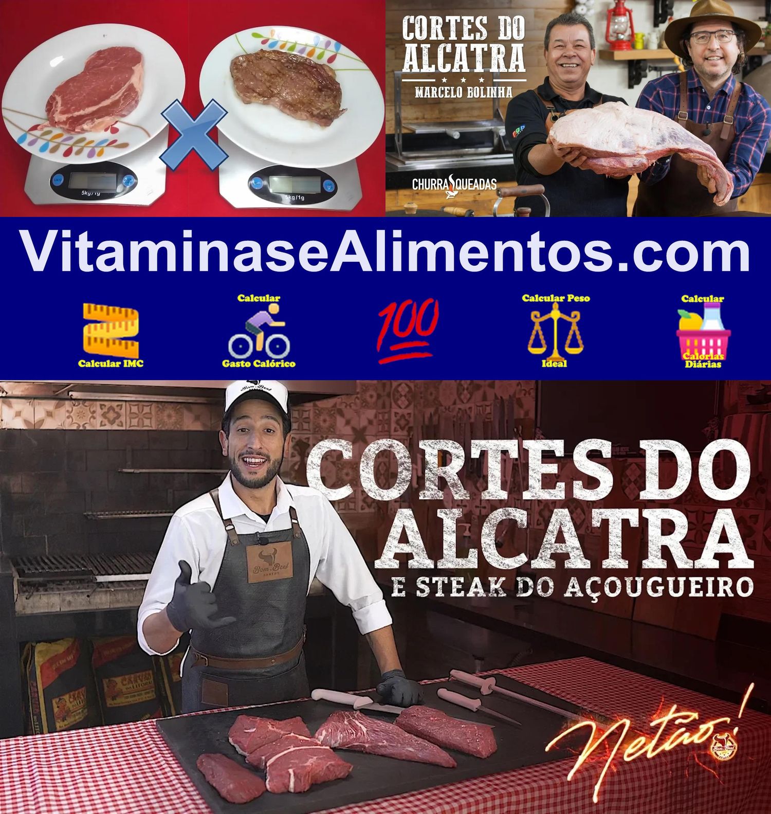 Valor Nutricional Carne boi alcatra crua