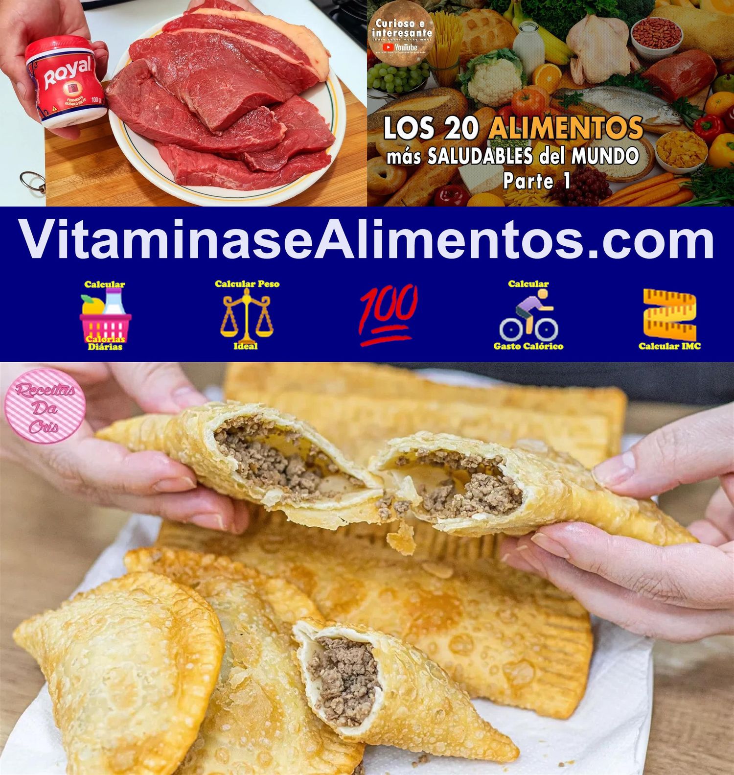 Valor Nutricional Carne moída