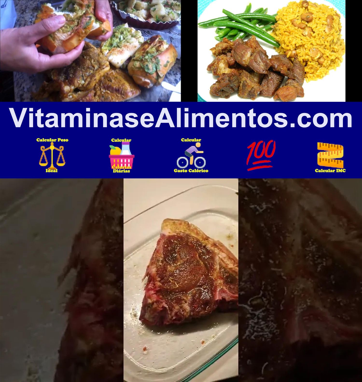 Valor Nutricional Carne porco bisteca frita