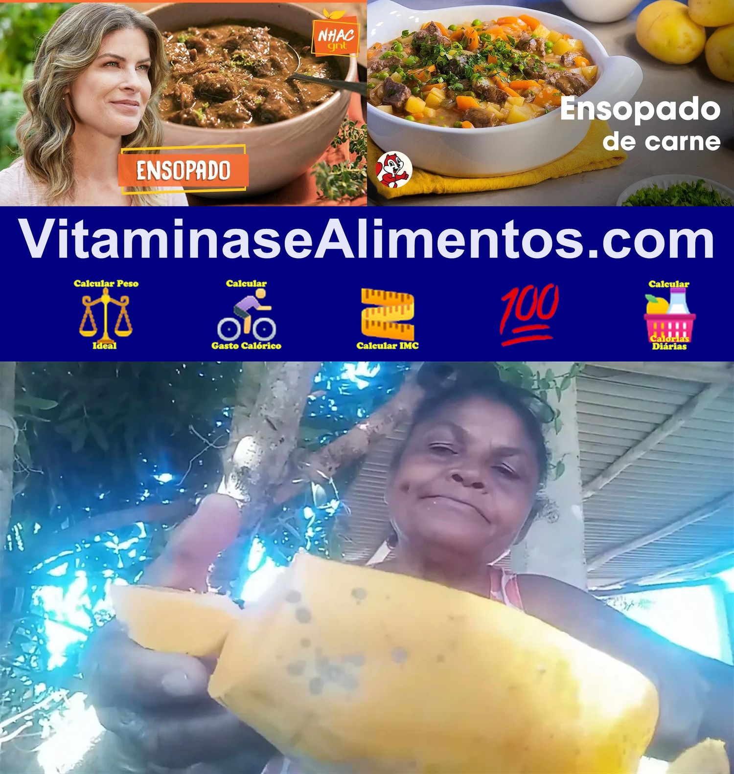 Valor Nutricional Carne-seca ensopado