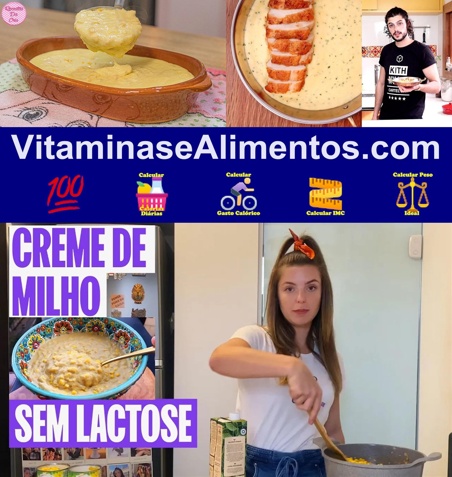 Valor Nutricional Creme de milho