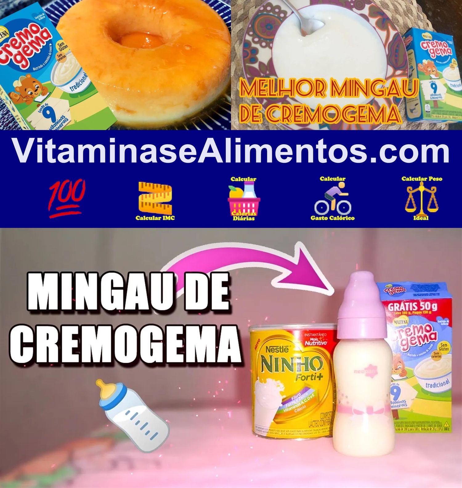 Valor Nutricional Cremogema