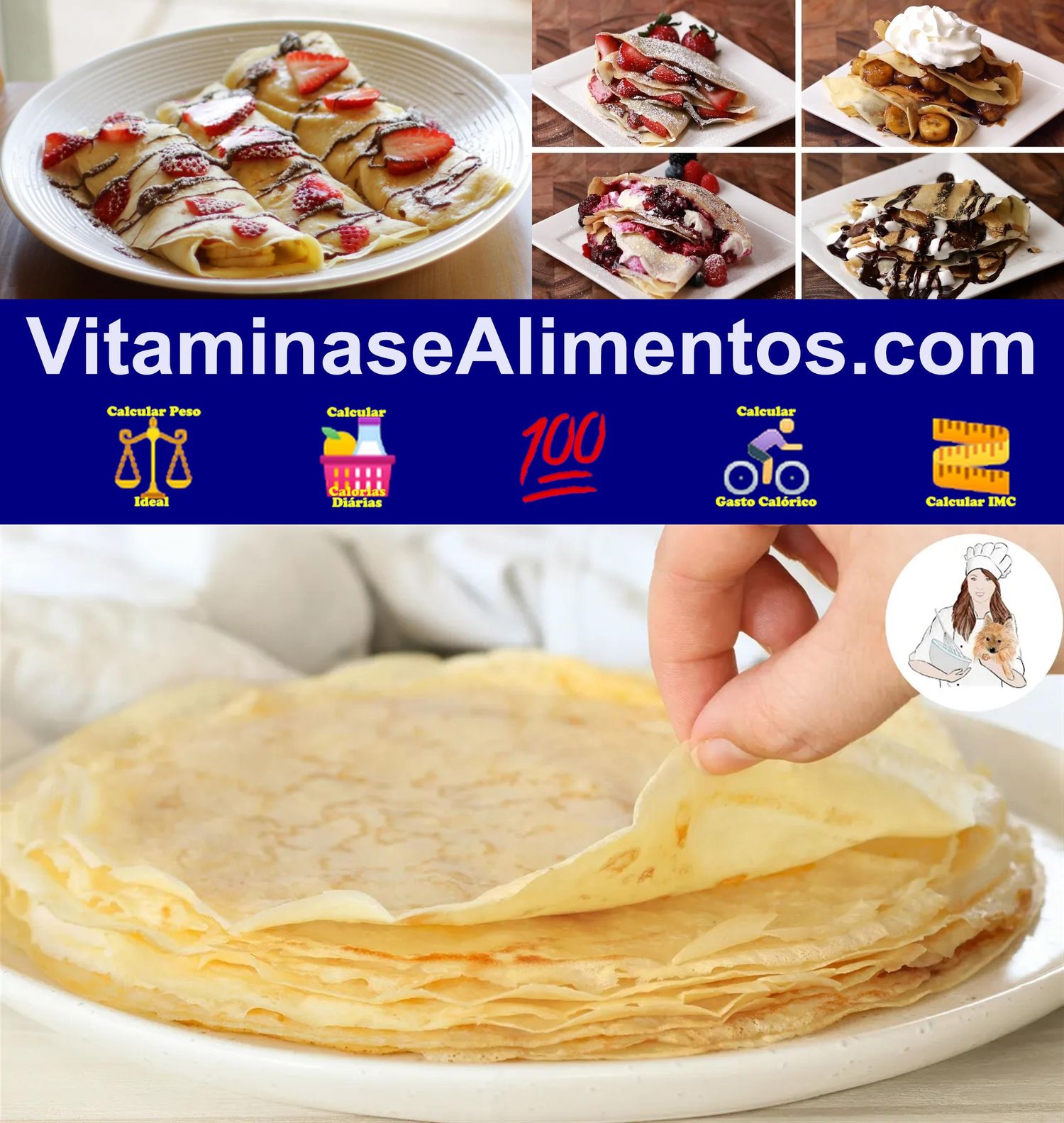 Valor Nutricional Crepe