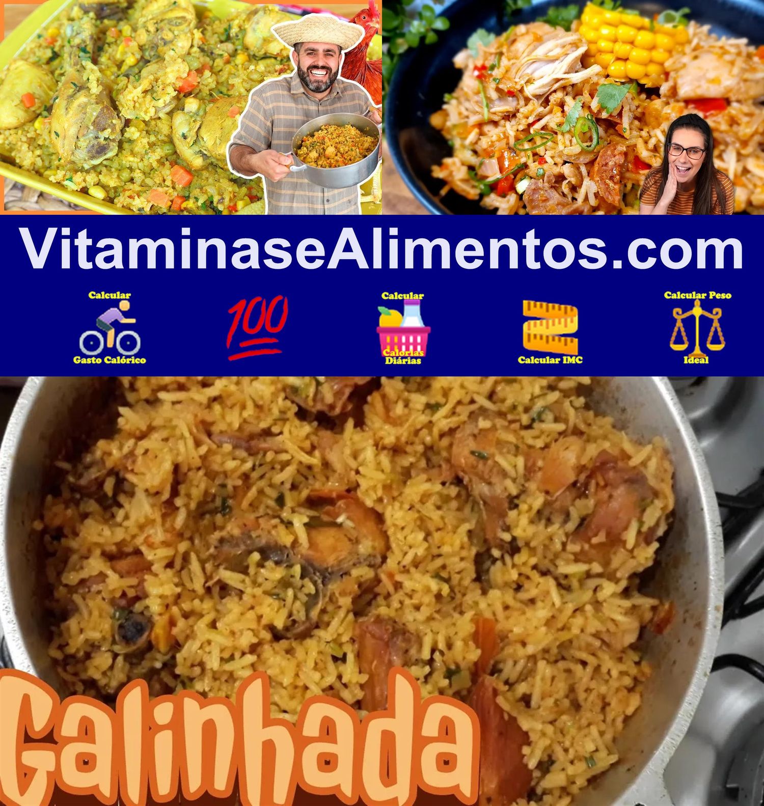 Valor Nutricional Galinhada