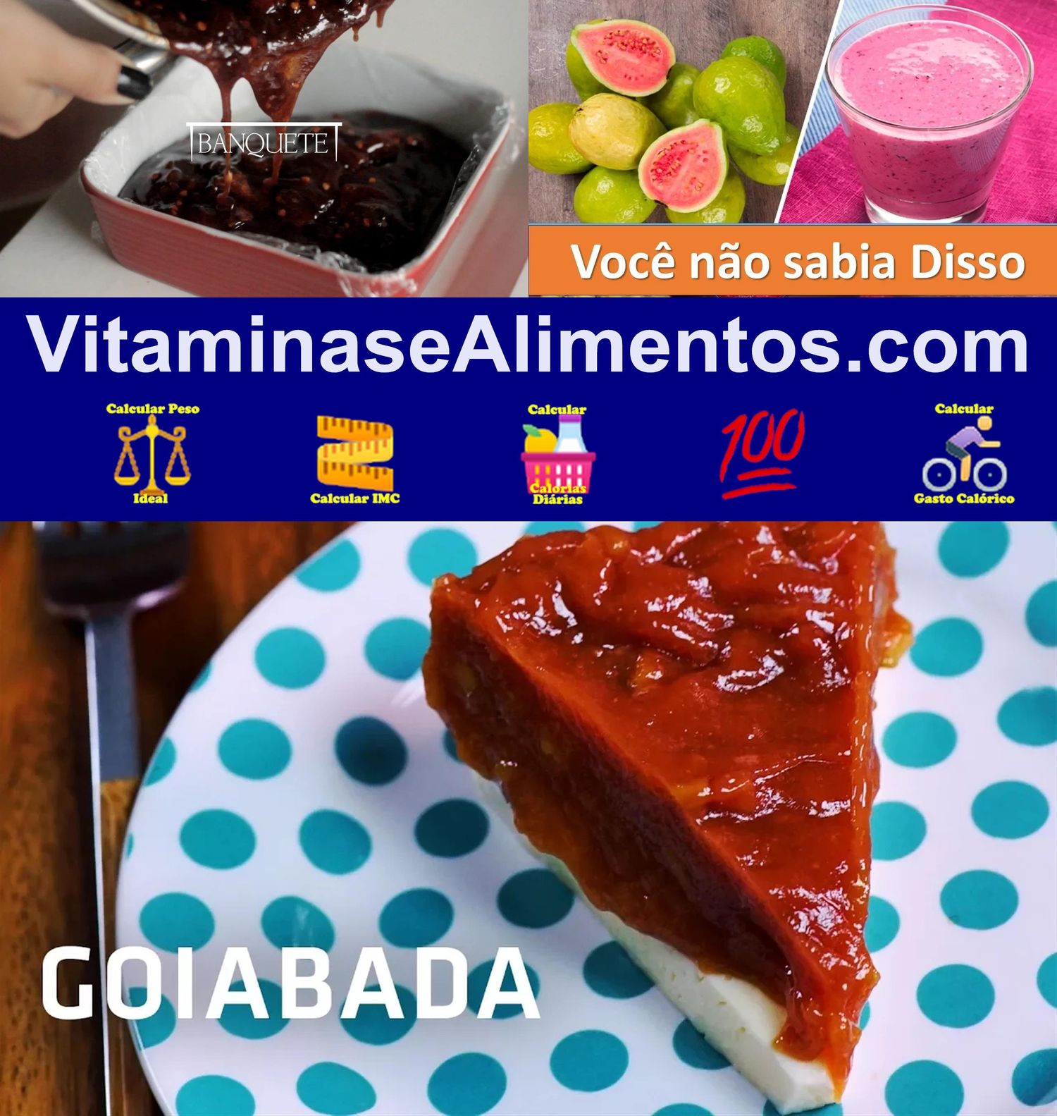 Valor Nutricional Goiabada