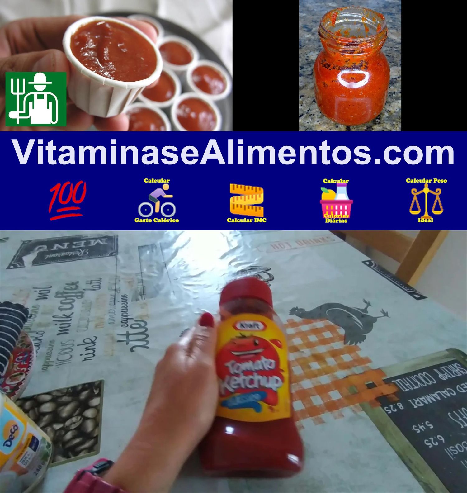 Valor Nutricional Ketchup