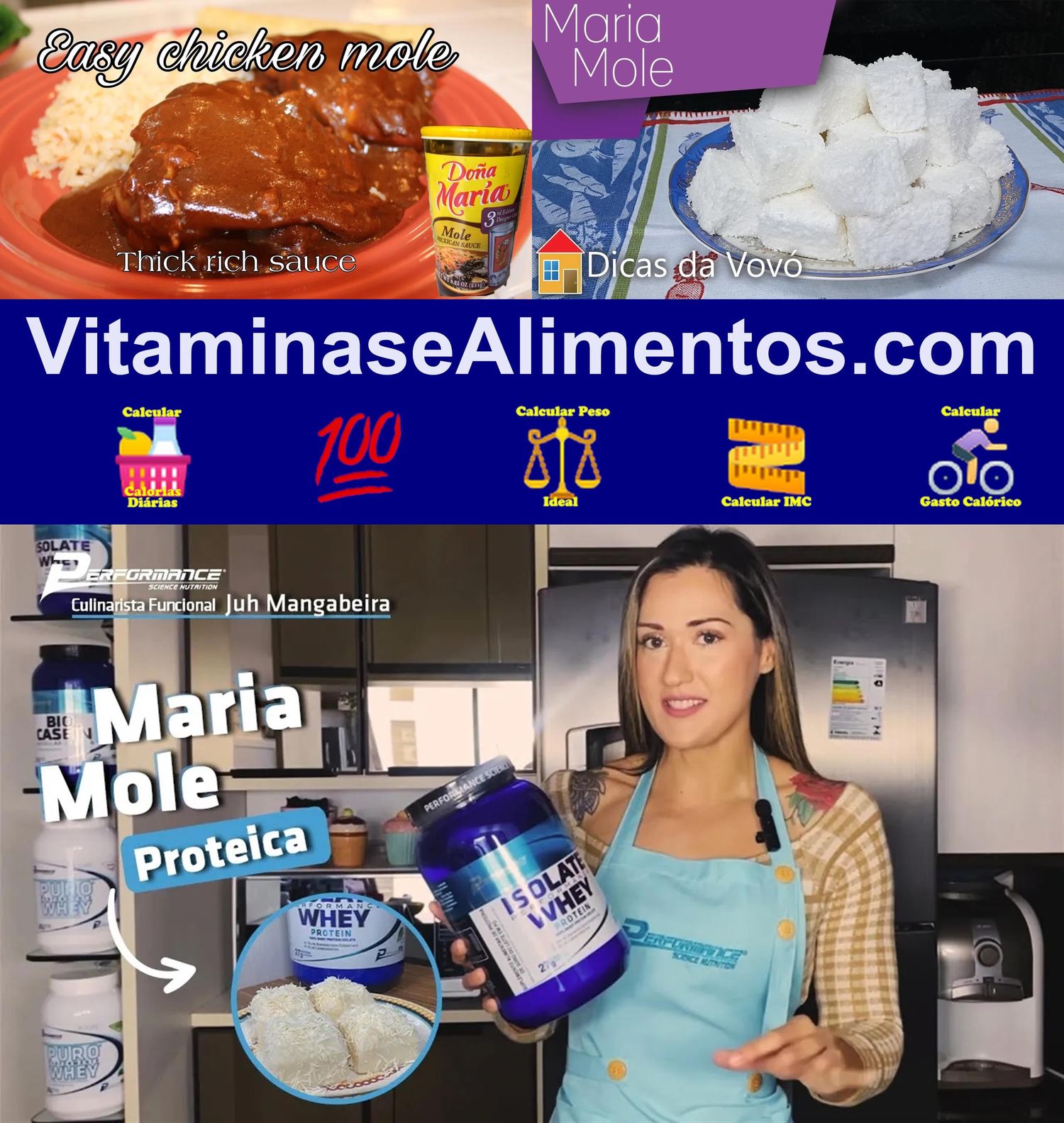 Valor Nutricional Maria-mole