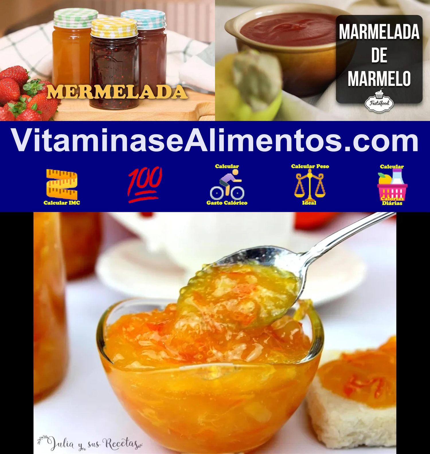 Valor Nutricional Marmelada