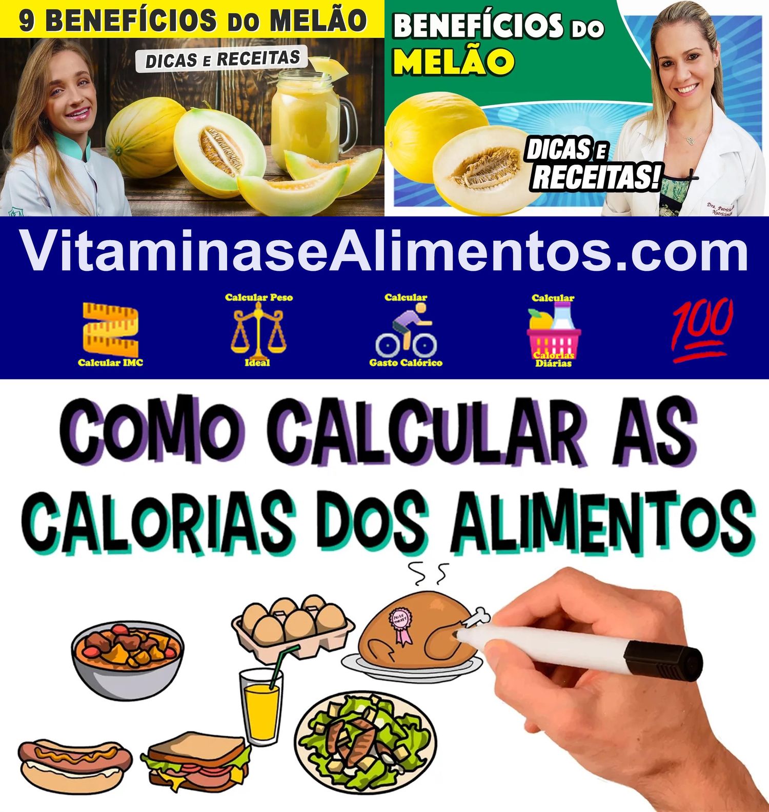 Valor Nutricional Melão