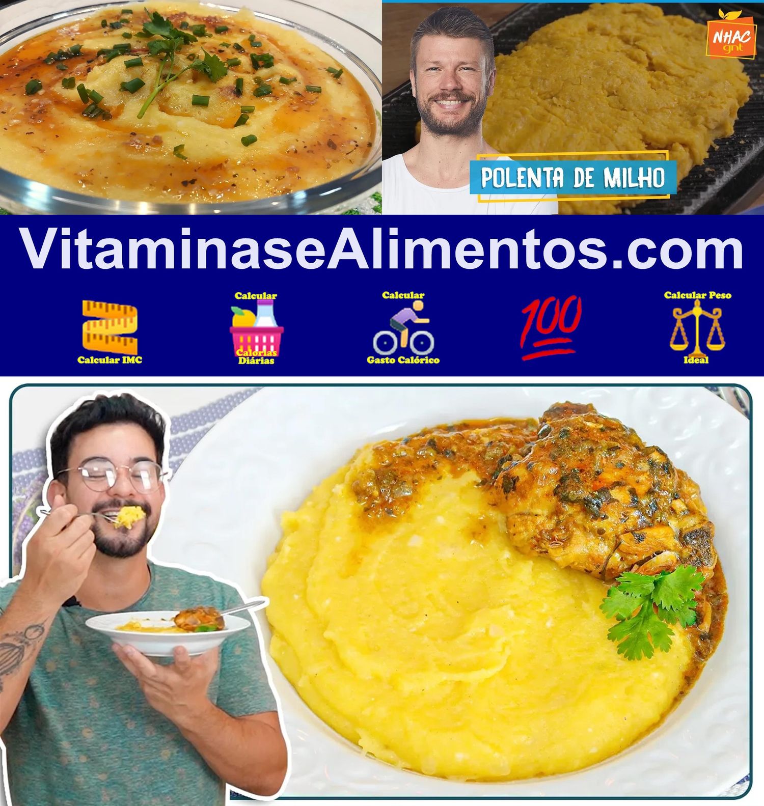 Valor Nutricional Milho polenta/fubá cozido