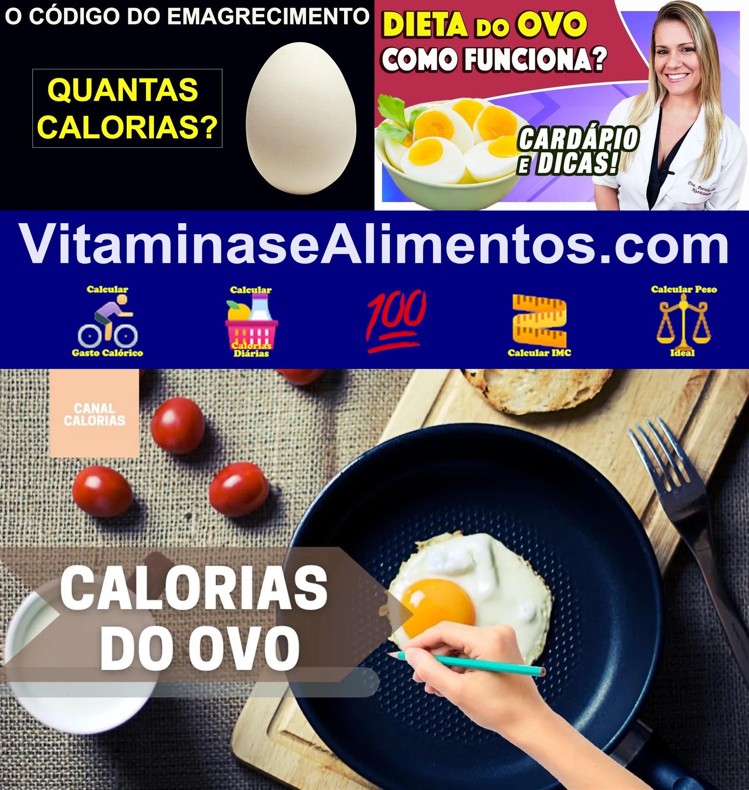 Valor Nutricional Pão com ovo