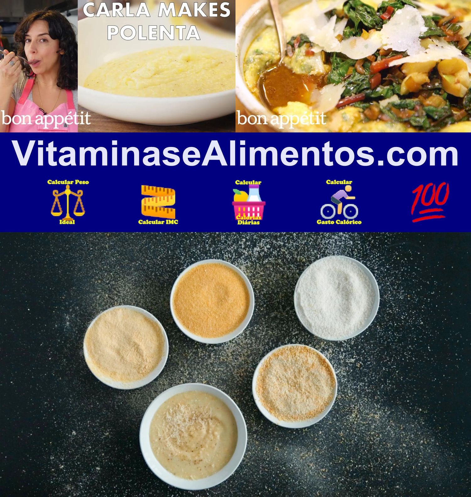 Valor Nutricional Polenta