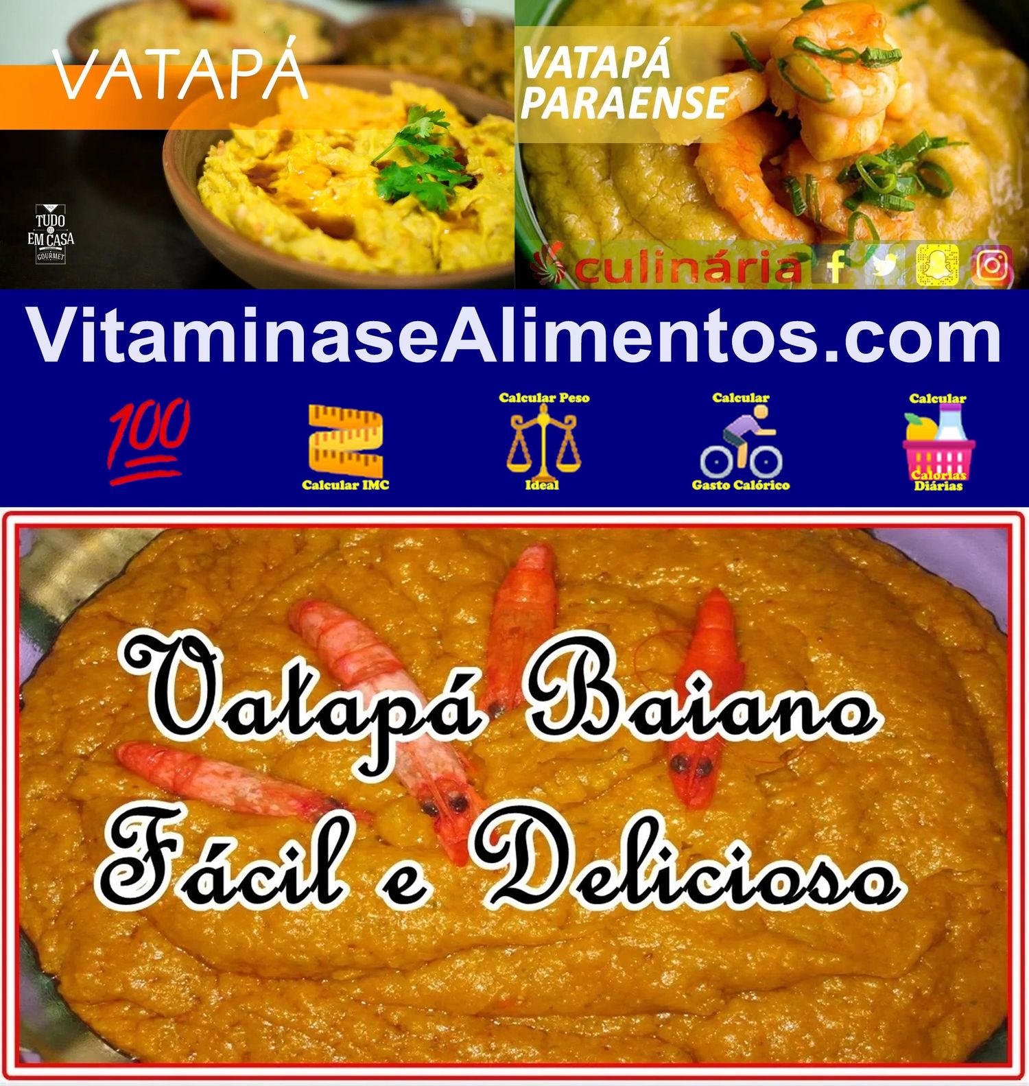 Valor Nutricional Vatapá